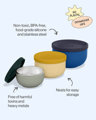 Stainless Nesting Snack Bowls